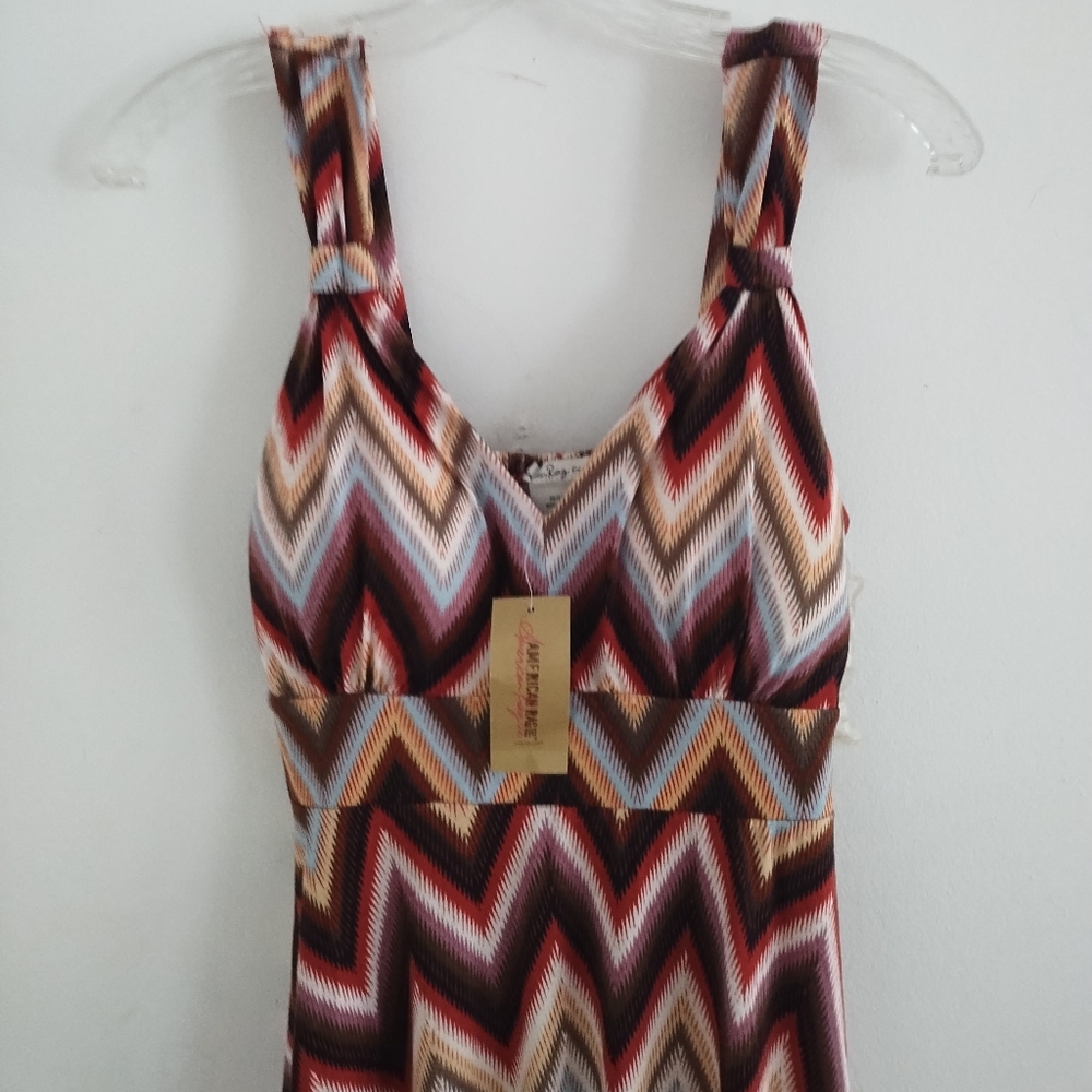 NWT American Rag Zig Zag Padded Bra Dress - Picture 2 of 6